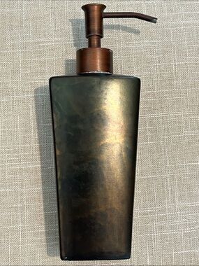 Oil-Rubbed Bronze Square Soap Dispenser Pump - Home Bath